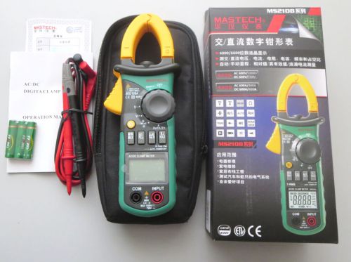 Mastech ms2108a 4000 counts ac/dc current volt tester digita clamp meter for sale