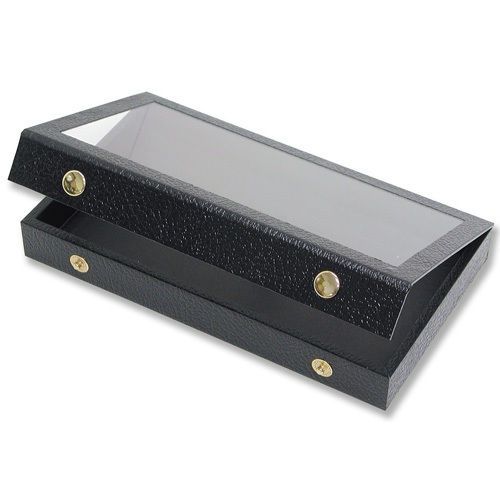 1 Black Snap Top Acrylic Lid Utiltiy Strage Case Box