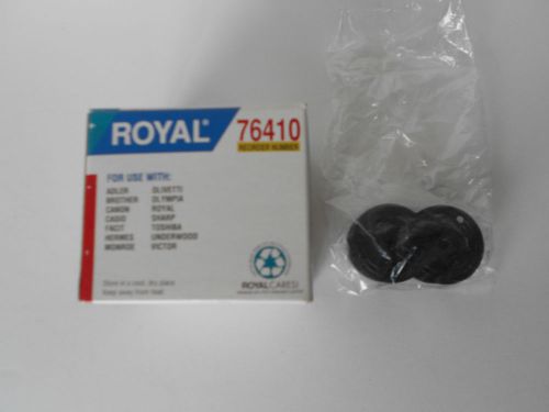 5- Royal 76410 Black Cash Register Ribbons  for Royal 487cv and many other POS
