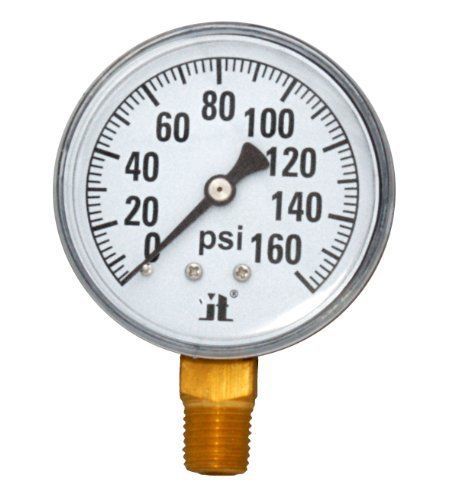 New zenport dpg160 zen-tek dry air pressure gauge  160 psi  box of 10 for sale