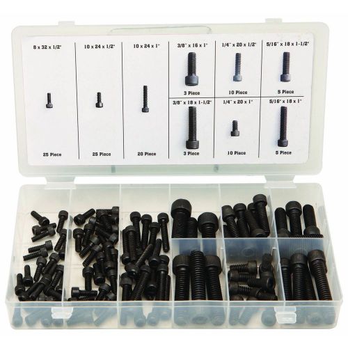 106 piece allen head cap screw set auto &amp; household use case included world ship for sale
