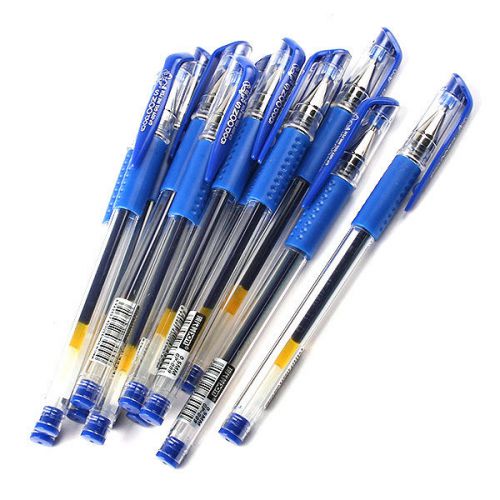 New Snoo Dog Office Gel Ink Roller Ball Pen 12 Pcs Blue