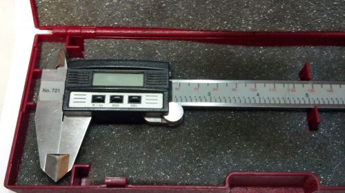Starrett No. 721 6-IN Digital Caliper - NOT WORKING, FOR PARTS ONLY!!!