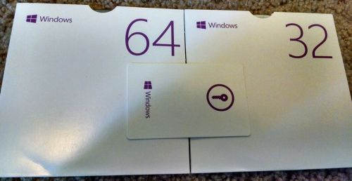 Microsoft Windows 8.1 62GB and 32GB Disk &amp; Product Key