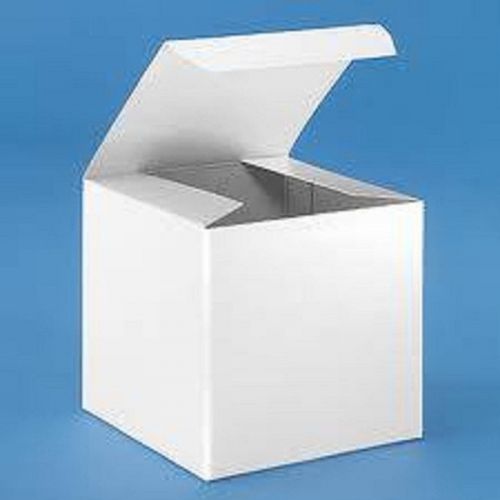 Lot of 10 4x4x4 Gift Boxes White  lightweight cardboard