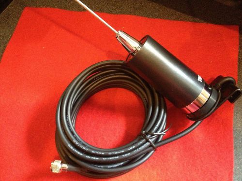Vhf - 30-50 mhz antenna and trunk lip mount and a mini uhf connector attached for sale