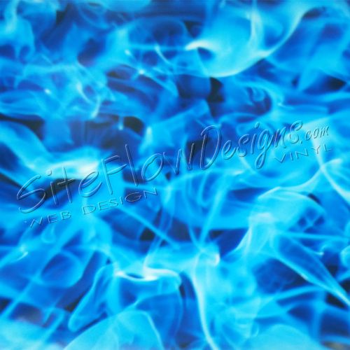 Blue Flames Hydrographic Film for Hydro Dipping - HBF01 - 100cm
