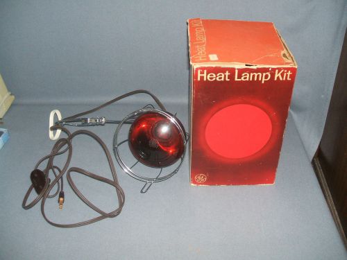 Ge heat lamp kit with clamp &amp; 250 watt bulb for sale