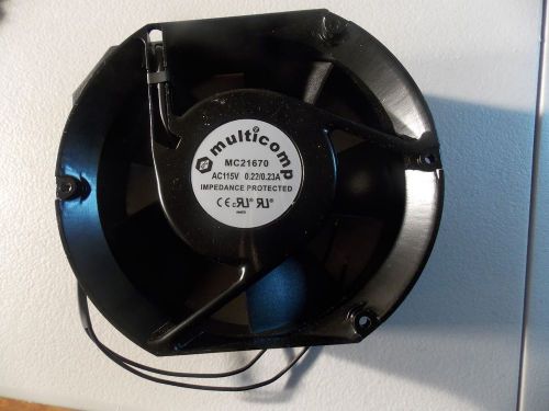 Multicomp mc21670 115vac impedance protected fan for sale
