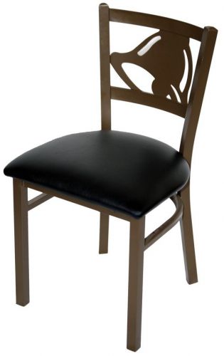 Metal Custom Logo Restaurant Chairs
