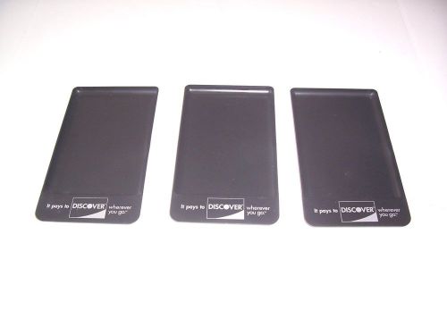 3 restaurant tip tray / guest check bill holder for sale