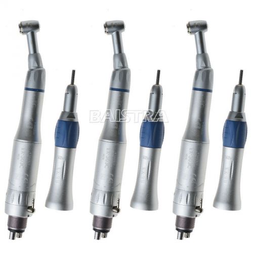 5 KITS Dental New NSK style Low Speed Handpiece Push Button 4 Hole  EX-203C M4S