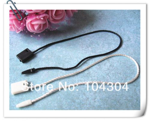 8&#034; 1000pcs hang tag nylon string snap lock pin loop fastener hook ties hang tags for sale