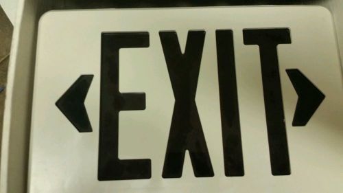 EXIT SIGN Lighted, 13&#034; x 7 .5&#034; x 2.5&#034; 120V NEW 42370