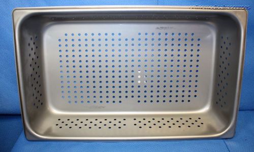 VOLLRATH 18-8 Stainless Steel Perforated Pan Sterilization Tray 20.75&#034; x 12.75&#034;