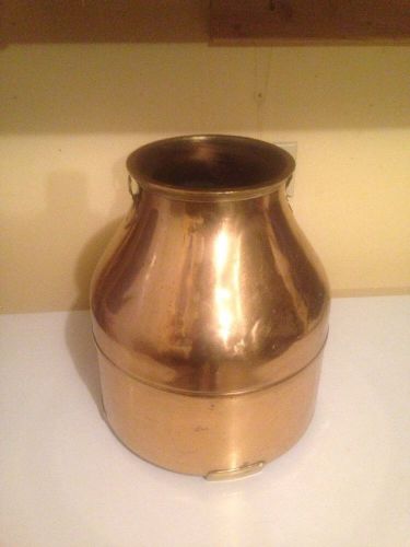 Vintage De Laval Delaval  5 gal. Brass Milk Machine Pail Bucket