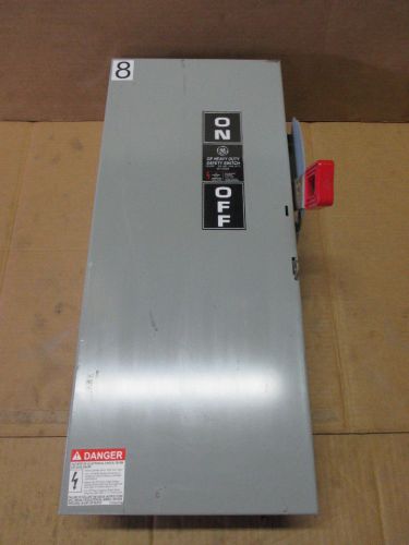 GE CAT#TH3363 DISCONNECT 100A 600V 3POLE Fusible