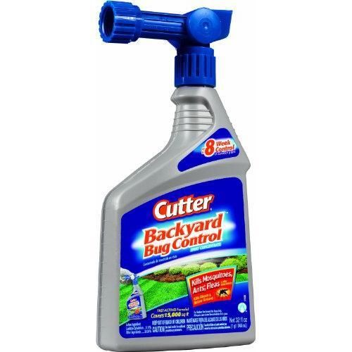 Cutter backyard bug control 32 oz ready-to-spray hose end insect repellent new for sale