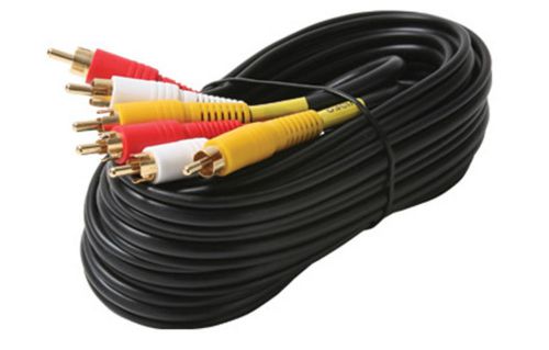Steren 6&#039; St Vcr Cable Nickel 3X Shielded