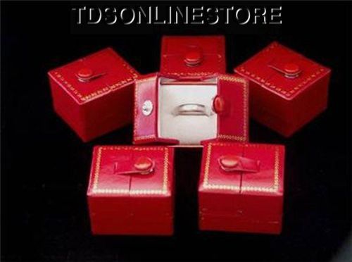 RED SNAP RING GIFT BOXES 6 QTY