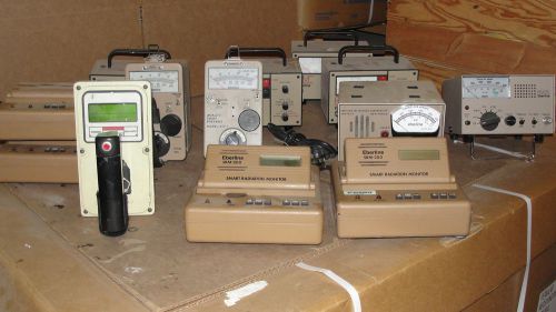 1 Lot Of 13 Ea. Various Radiation Detectors