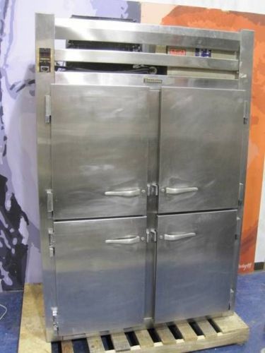 Traulsen Divided 2 Section Half Door Reach In Freezer RLT 2-32 NUT Used