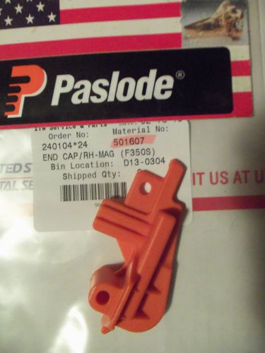 &#034;genuine&#034; paslode  part # 501607 end cap/rh-mag (f350s) for sale