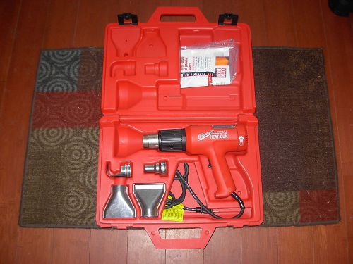 Milwaukee 8977-20 11.6 amp variable temperature heat gun with case &amp; accessories for sale