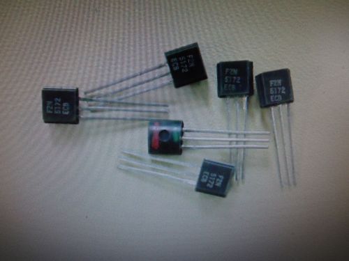 1000 pieces of 2N5172-NPN TO-92 Transistors