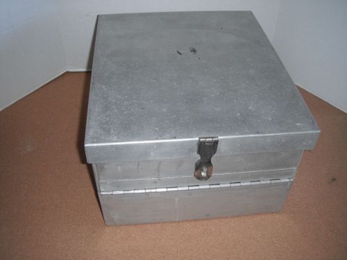 Industrial Metal Alumium Storage Box 14 x 12 x 8 - Broken Lock Loop