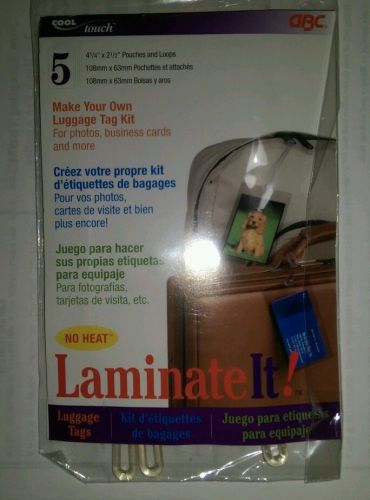 selfseal clear laminating pouches tag