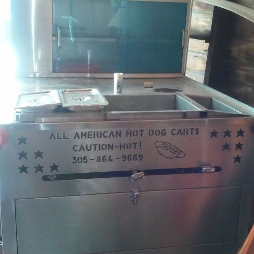All American hot dog cart