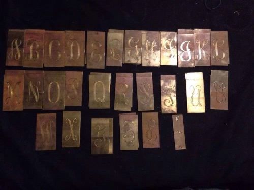 New Hermes Typeset Brass Font Letters  Engraving Machine Old English Fancy