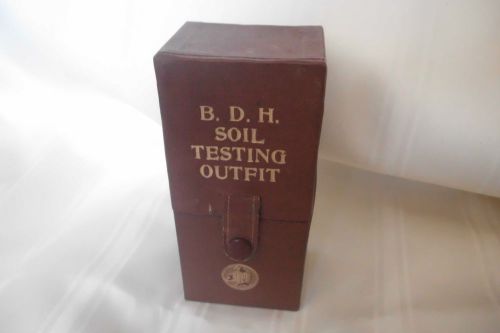 Vintage B.D.H. Soil Testing Kit London England