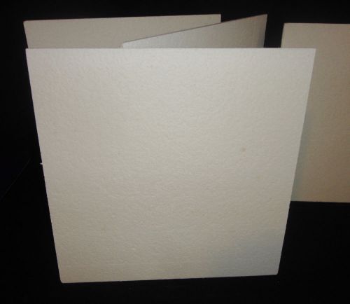 FOUR (4) KAOWOOL THERMAL INSULATION BOARD &#034;M&#034; GRADE 12&#034; x 12&#034; x 1/4&#034; T.  No. 306