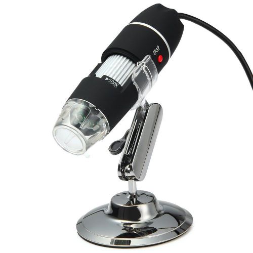 500X USB Digital Microscope 8 LED Lights Endoscope Magnifier Цифровой микроскоп