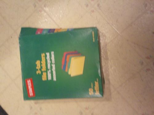 File Folders 3rd cut Assorted Color 50count