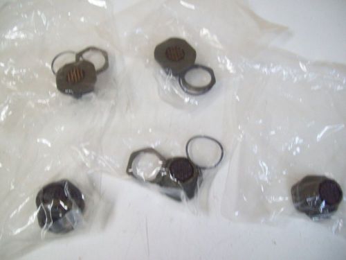 Amphenol pt07c14-19s jam nut connector plug - 5 packs - new - free shipping for sale