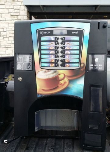 NECTA BRIO3 MINI COFFEE CAPPUCCINO DRINK DISPENSER VENDING MACHINE NO RESERVE