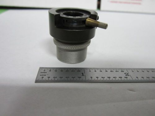 Microscope part c mount  + iris for camera optics as is bin#q3-35 for sale