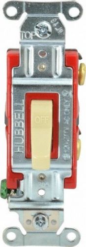 *NEW* HUBBELL CS1221I - CONSTRUCTION SERIES SWITCH - SINGLE POLE, 20A 120/277VAC