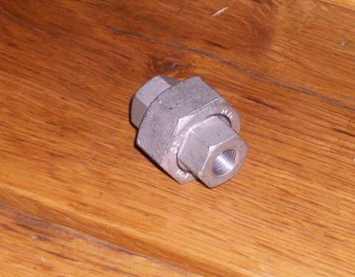 1/8&#034;npt pipe fitting-union;stainless steel 304,hydraulic,brewing,thread,nos,tube for sale