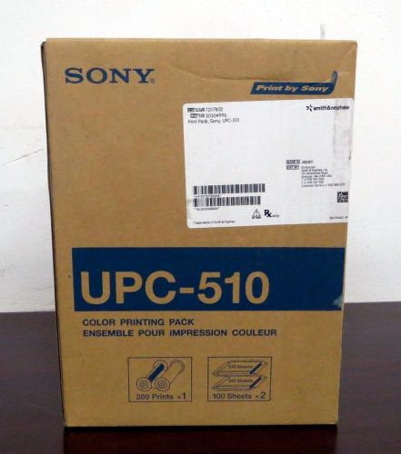 NEW Sony UPC-510 Color Printing Pack 7207802 Smith &amp; Nephew with WARRANTY