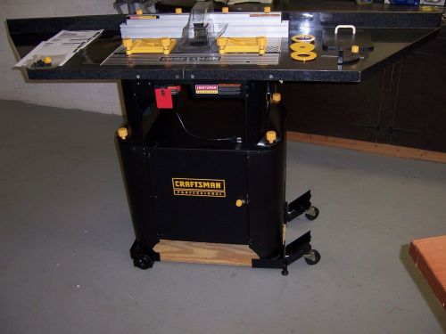 ROUTER TABLE WITH CABINET AND MOBILE BASE