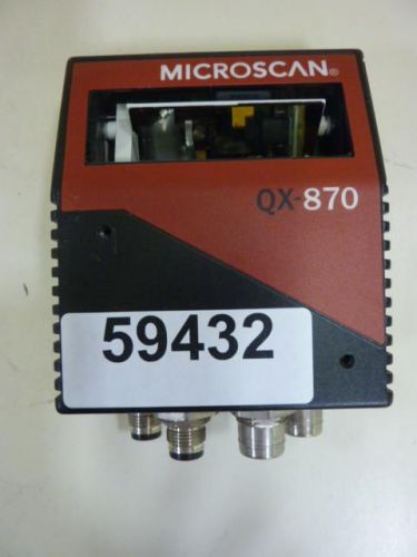 Microscan barcode scanner qx-870 #59432 for sale