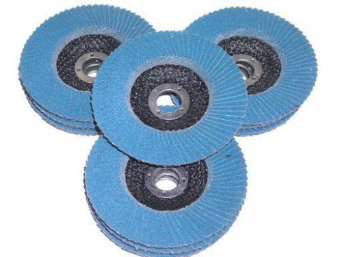 10x 4&#034; zirconia flap wheels zirconium grinding discs zirconia polishing welding for sale