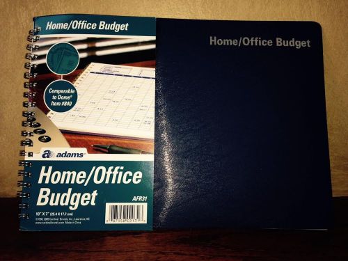 Home/Office Monthly Budget Book by Adams (AFR31) Brand New  with Expense Journal