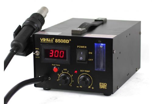 Yihua 8508d+ 110v smd hot air gun rework soldering repair station 4 nozzles esd for sale