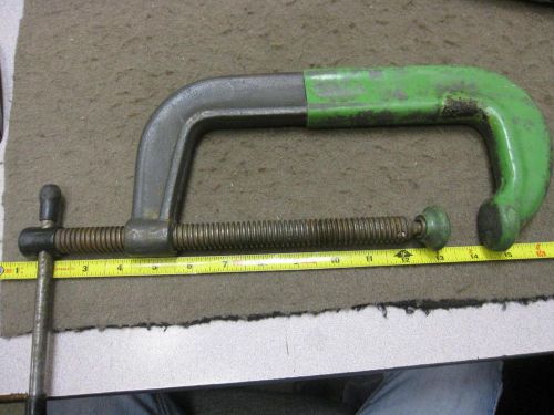 HARGRAVE No 44 US MADE FORGED STEEL 8&#034; C CLAMP AIRCRAFT MACHINIST TOOL