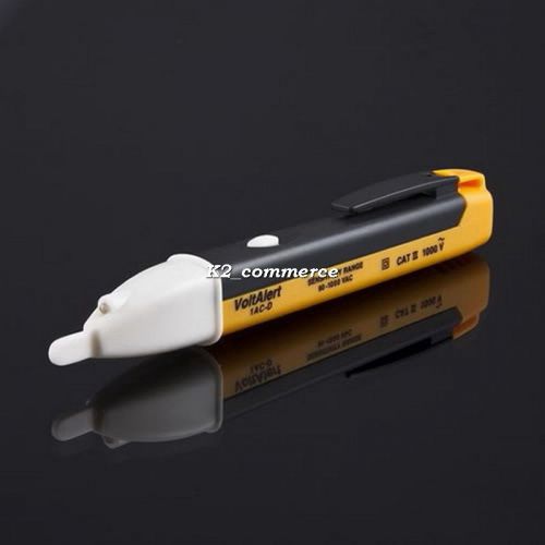 LED Light AC Electric Voltage Tester Volt Alert Pen Detector Sensor 90~1000V K2